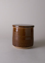 Extra Small Canister in Dark Amber - Victoria Morris
